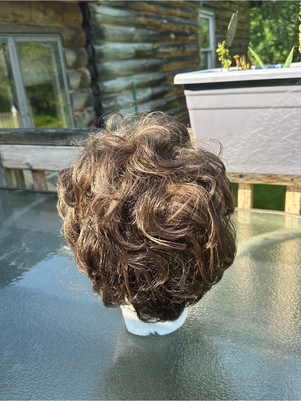 Short Curly Women’s Wig in Chestnut Brown by